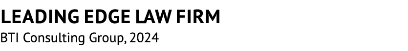 Leading Edge Law Firm BTI Consulting Group, 2024