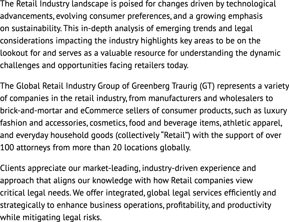 The Retail Industry landscape is poised for changes driven by technological advancements, evolving consumer preferenc...