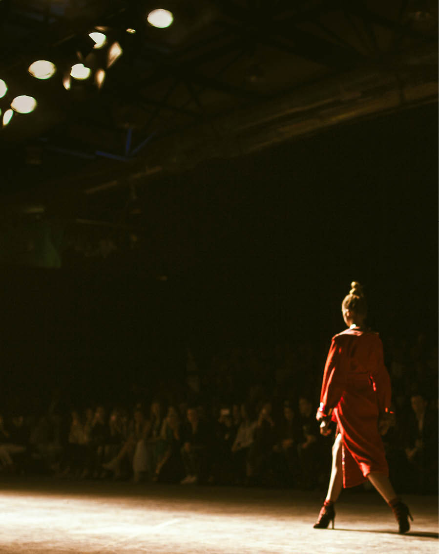 Fashion Show, A Catwalk Event Blurred on purpose