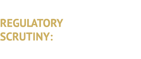 REGULATORY SCRUTINY: