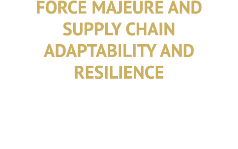 FORCE MAJEURE AND SUPPLY CHAIN ADAPTABILITY AND RESILIENCE