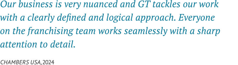 Our business is very nuanced and GT tackles our work with a clearly defined and logical approach. Everyone on the fra...