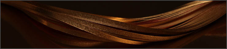 Abstract shine glow backgound. Gold (bronze) glitter wave on brown.