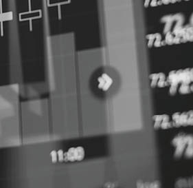 Analysis business accounting on info sheets. Businessman hand working on analyzing investment charts for Gold market, Forex market and Trading market .